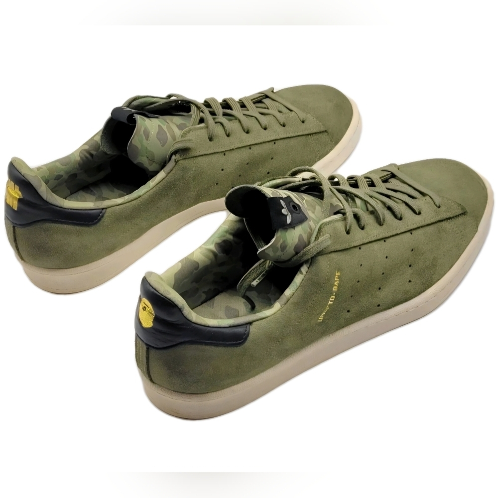 Undefeated x A Bathing Ape x adidas Campus 80s Olive Mens Size 11 (EUC) - Picture 4 of 9